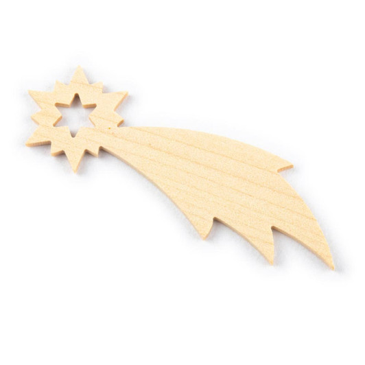 Replacement Shooting Star - Natural 8.5CM Long – German handcrafted gift by Holzwaren Egermann