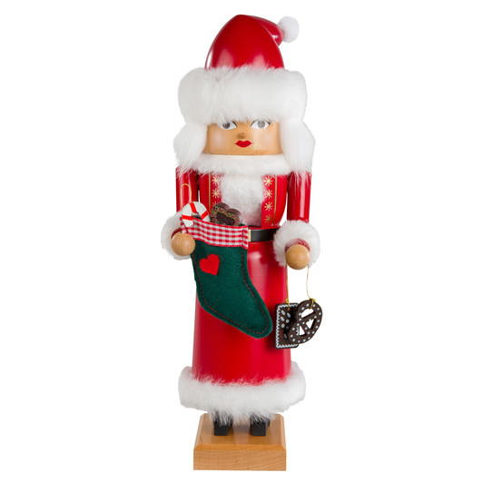 Mrs. Santa Nutcracker | 11.4 Inches Tall – German nutcracker by KWO