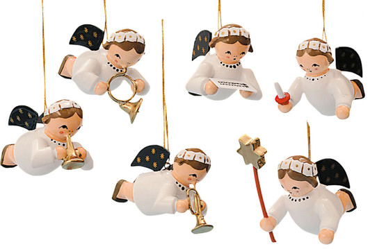 Six Hanging Angels Ornament Set – Christmas ornament by KWO