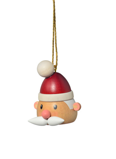 Santa Claus Head Ornament – Christmas ornament by KWO