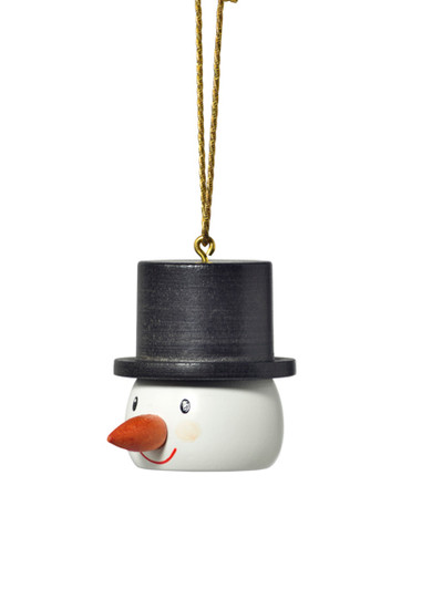 Snowman Head Ornament – Christmas ornament by KWO