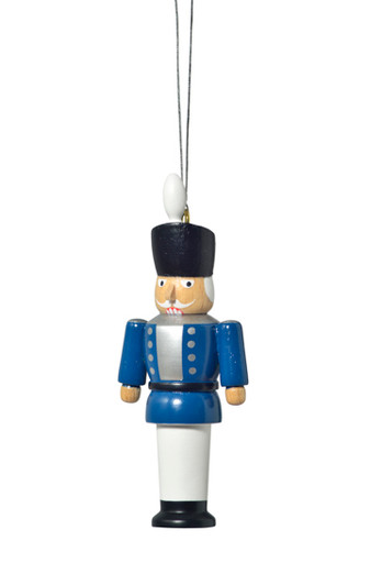 Blue Nutcracker Ornament – German nutcracker by KWO