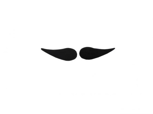 Beard for nutcracker, black, two‐parts – German nutcracker by KWO