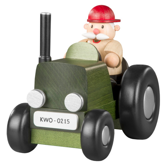 Farmer on his Tractor Incense Smoker | 10cm – German Christmas smoker by KWO