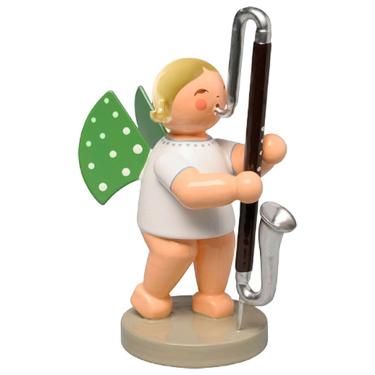 WENDT & KÜHN Angel Contrabass Clarinet Figurine – Christmas ornament