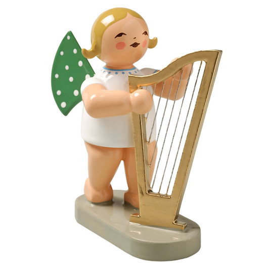 WENDT & KÜHN Angel Large Harp Figurine – Christmas ornament