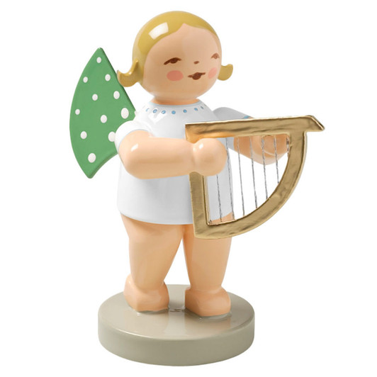 WENDT & KÜHN Angel Small Harp Figurine – Christmas ornament