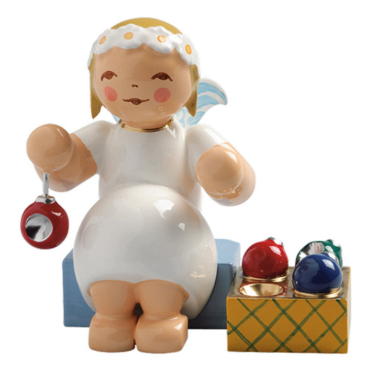 WENDT & KÜHN Goodwill Snowflake Marguerite Angel with Ornaments – Christmas ornament