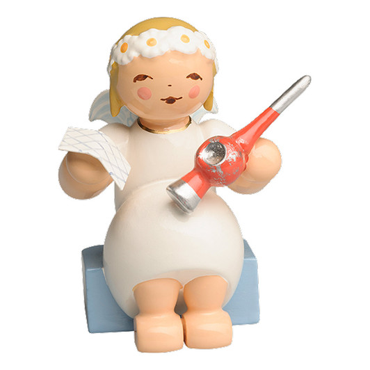 WENDT & KÜHN Goodwill Snowflake Marguerite Angel with Tree Topper – Christmas ornament