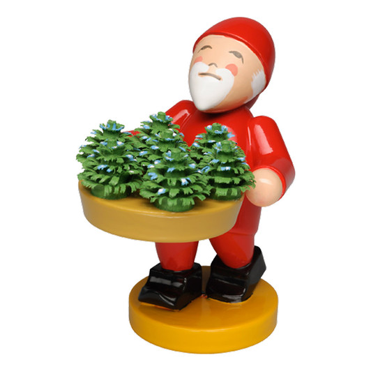 WENDT & KÜHN Gardner Gnome with Plants – Christmas ornament