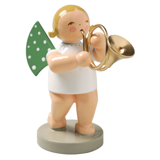 WENDT & KÜHN Angel French Horn Figurine – Christmas ornament