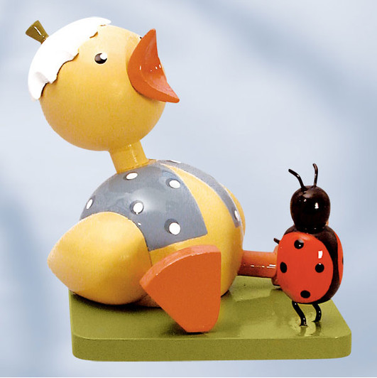 Chick Ladybug Figurine – Christmas ornament by KWO