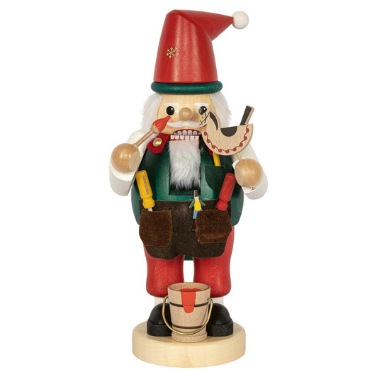 Santa Gnome Toy Maker Nutcracker | 29cm – German nutcracker by Richard Glaesser