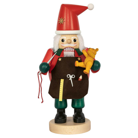 Nutcracker Santa with Teddy Bear Maker - 29CM TALL – German nutcracker by Richard Glaesser