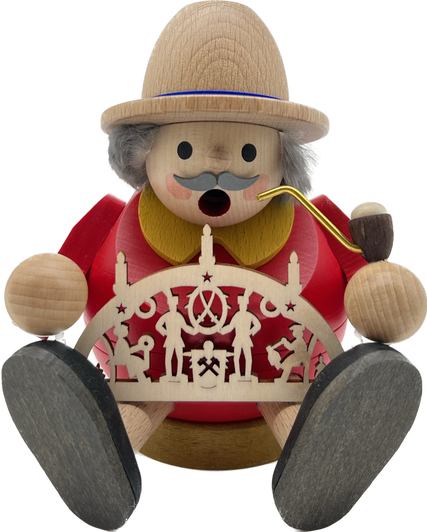 Carpenter Sitting with Candle Arch | 5.5 Inches Tall