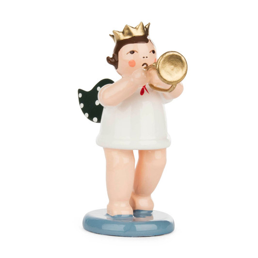 Angel with Cornet – Christmas ornament by Kunstgewerbliche Drechslerei Ellmann