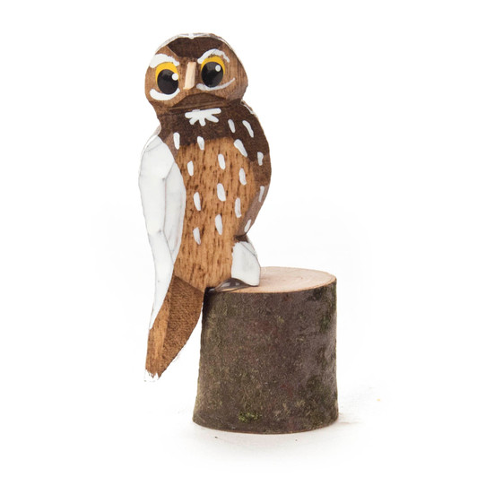 Owl Figurine | 2.25 Inches Tall – Christmas ornament by Reifendreherei Harald Lorenz