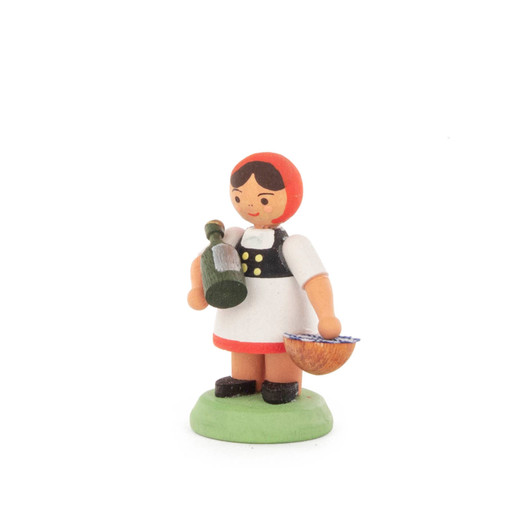 Little Red Riding Hood Figurine – Christmas ornament by Hartmut Hennig