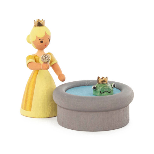 Frog Prince and Princess - Fairy Tale Figurine – Christmas ornament by Hartmut Hennig