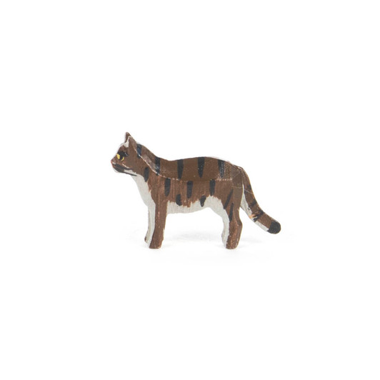 Hand Carved Cat – Christmas ornament by Werner Reifentiere Manufactory