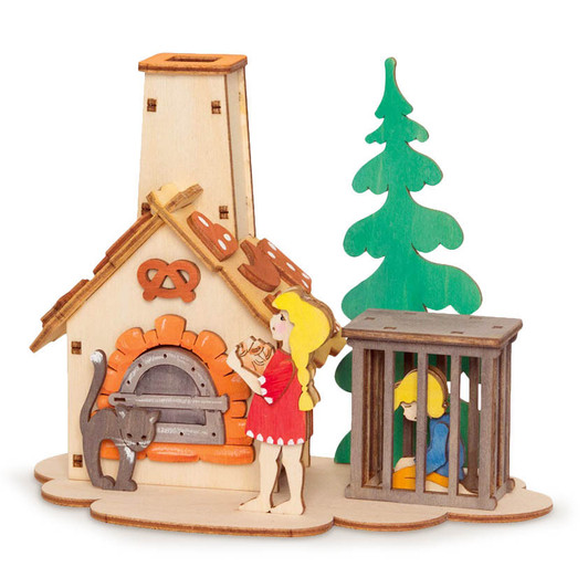 German DIY Smoker KIT - Hänsel and Gretel – alternate view of the German Christmas smoker