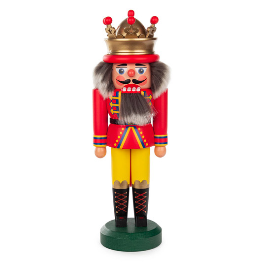 King Nutcracker in Red | 30cm – German nutcracker by Jan Legler eK