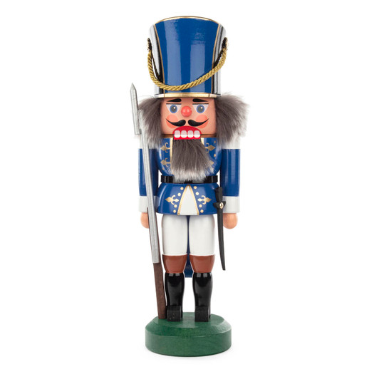 Blue Soldier Nutcracker | 30cm – German nutcracker by Jan Legler eK
