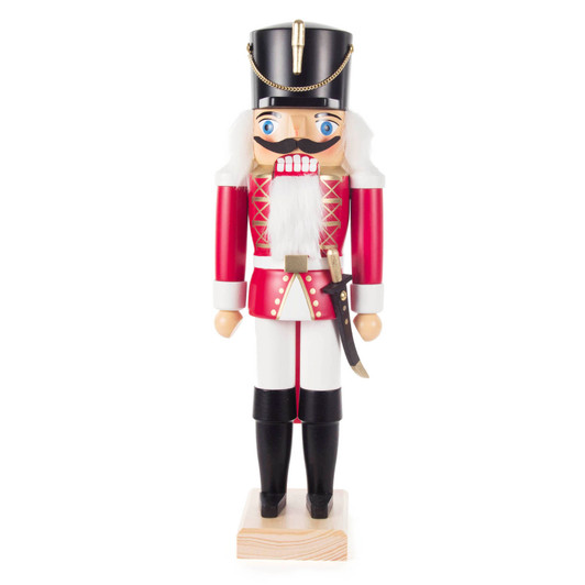 Red Soldier Nutcracker – alternate view of the German nutcracker