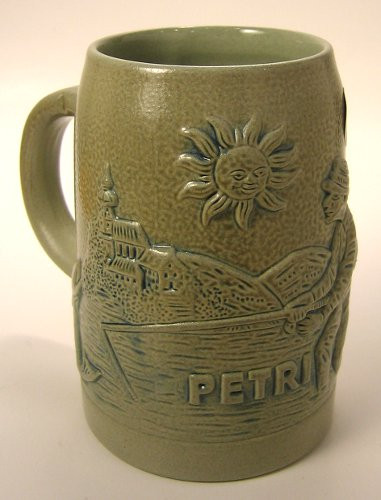 Fisherman German Beer Stein – German handcrafted gift by King Werk