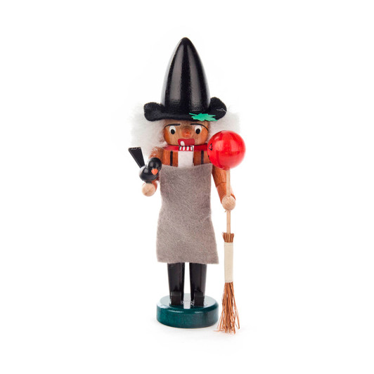 Miniature Nutcracker Halloween Witch – German nutcracker by Tobias Heidenreich