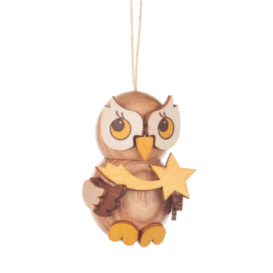 Owl with Star Ornament – Christmas ornament by Kuhnert GmbH