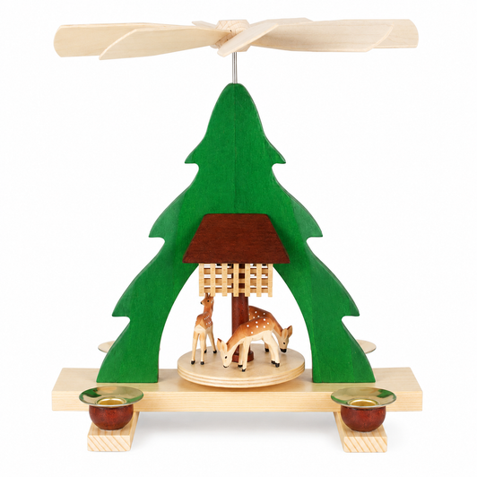 FRANZ KARL Deer Forest Christmas Pyramid