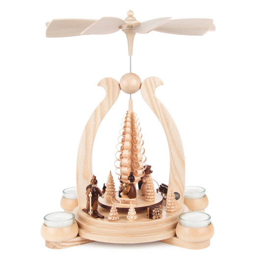 Nature Wilderness Tealight Pyramid – Christmas pyramid by Mueller GmbH