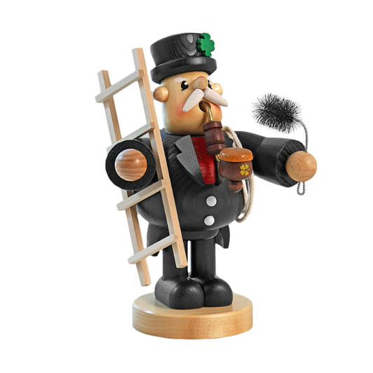 Chimney Sweep Incense Smoker | 7.5 Inches Tall – German Christmas smoker by Franz Karl