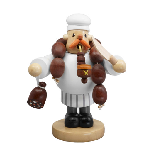 Butcher Incense Smoker | 7.5 Inches Tall – German Christmas smoker by Franz Karl