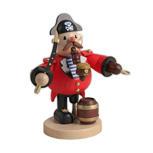 Pirate Incense Smoker | 7.5 Inches Tall – German Christmas smoker by Franz Karl