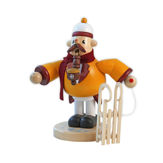 Sleigh Rider Incense Smoker | 7.5 Inches Tall – German Christmas smoker by Franz Karl