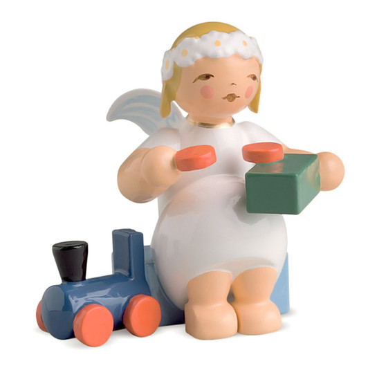 WENDT & KÜHN Goodwill Snowflake Blonde Angel Train – Christmas ornament