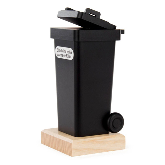 Smoking Dustbin Incense Smoker | 5.9 Inches Tall – German Christmas smoker by Eva Beyer