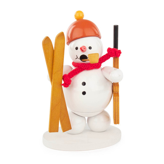 Snowman Biathlete Incense Smoker – German Christmas smoker by Ralf Zenker