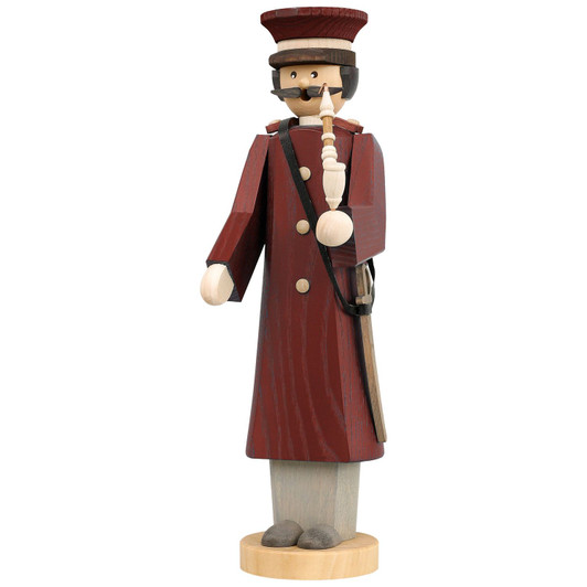 Captain German Smoker | 11.8 Inches Tall – German Christmas smoker by Seiffener Volkskunst eG