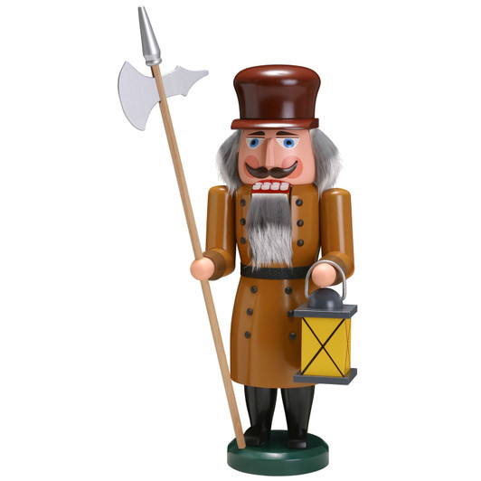 Night Watchman German Nutcracker | 14.2 Inches Tall – German nutcracker by Seiffener Volkskunst eG