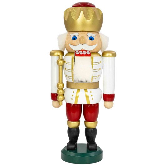Nutcracker King | 9.75 Inches – German nutcracker by Seiffener Volkskunst eG