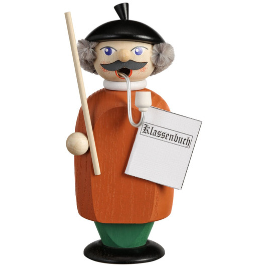 Teacher Incense Smoker – German Christmas smoker by Seiffener Volkskunst eG