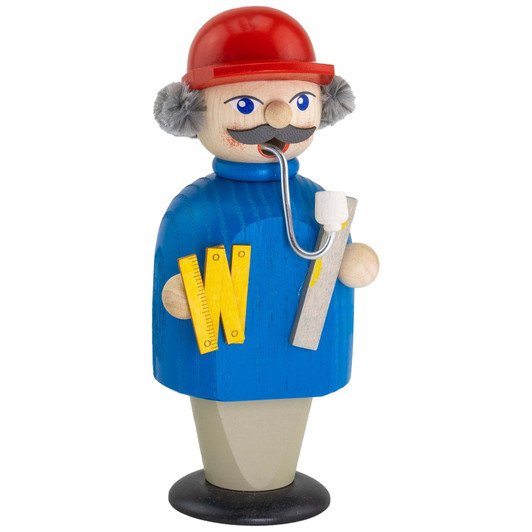 Handyman German Smoker | 5.5 Inchest Tall – German Christmas smoker by Seiffener Volkskunst eG