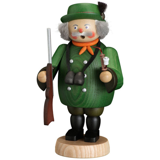 Hunter German Smoker | 8.3 Inches Tall – German Christmas smoker by Seiffener Volkskunst eG