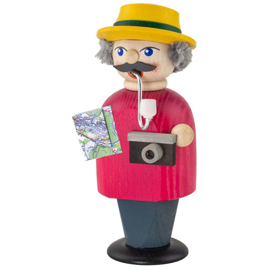 Tourist German Smoker | 5.5 Inches Tall – German Christmas smoker by Seiffener Volkskunst eG