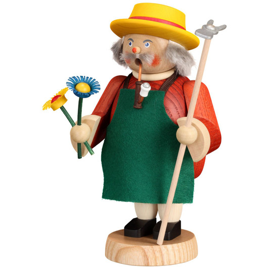 Gardener German Smoker | 18cm | 7 inches – German Christmas smoker by Seiffener Volkskunst eG