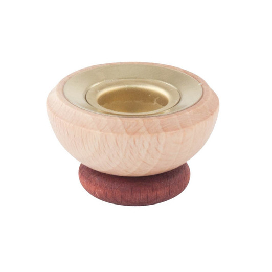 Pyramid Wood Candleholder - Fits 14mm Candle – wooden candleholder by Peter Lorenz