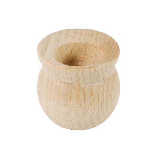 Ball Shaped Candle Holder for 14mm Candle – wooden candleholder